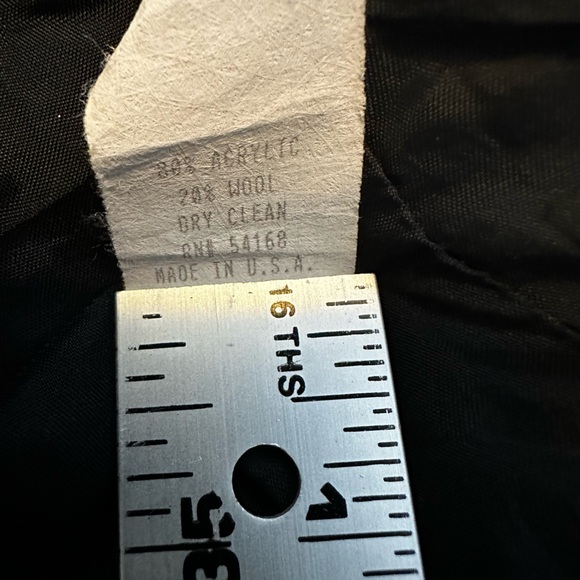 Elliott Lauren Navy 6 Button Wool Pea Coat - size medium - Picture 7 of 7